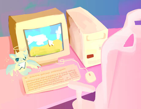 &quot;computer angel @ work&quot;